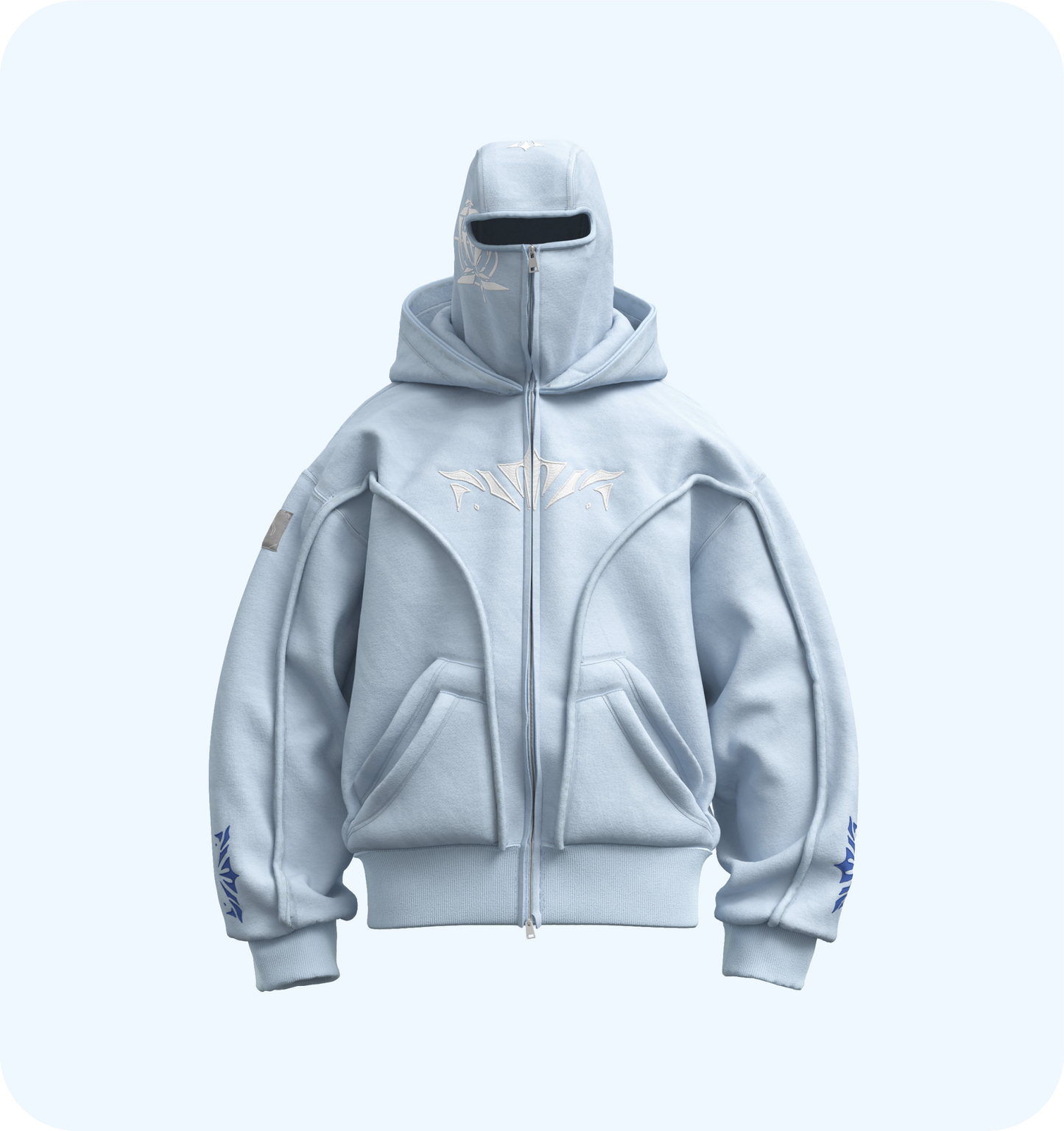 Phantom Hoodie Light Blue