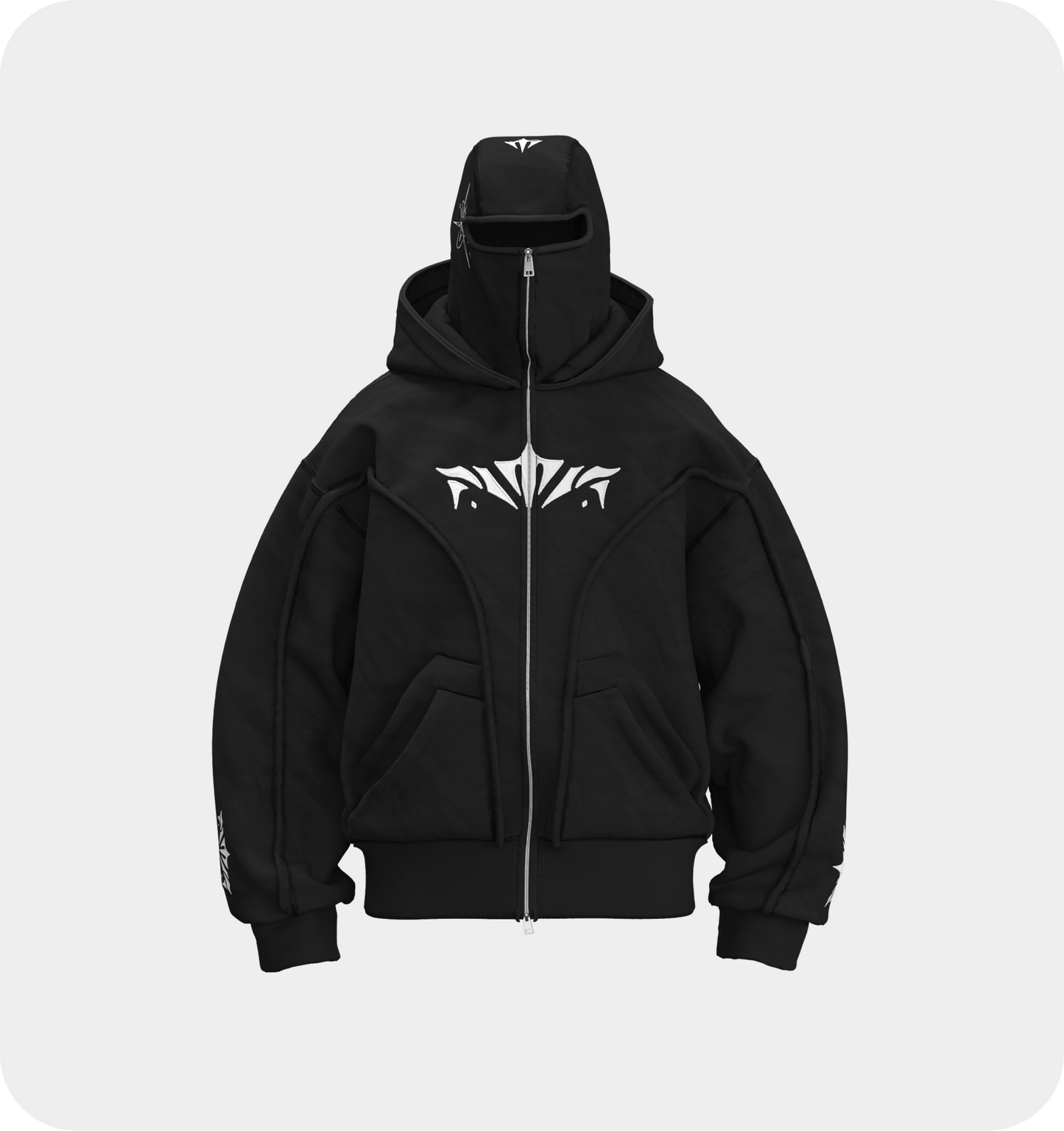 Phantom Hoodie Full Black